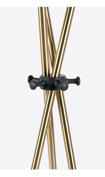 Appendiabiti in acciaio color oro Darwin - White Label