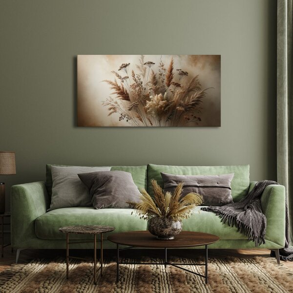 Quadro su tela – Erbe e fiori secchi