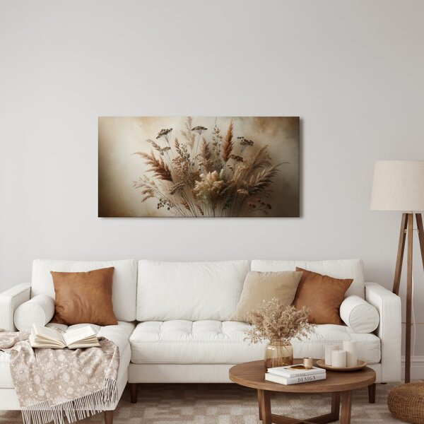 Quadro su tela – Erbe e fiori secchi