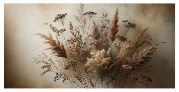 Quadro su tela – Erbe e fiori secchi
