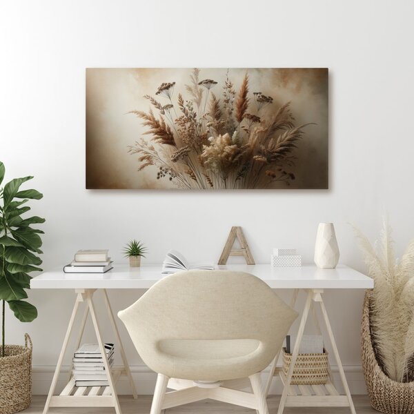 Quadro su tela – Erbe e fiori secchi