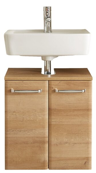 Mobile senza lavello di colore naturale con effetto rovere da appendere 53x60 cm Quickset 318 – Pelipal