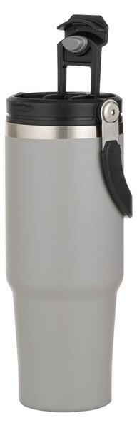 Bottiglia bottiglia da viaggio grigia in acciaio inox 1 l Eco – Ladelle