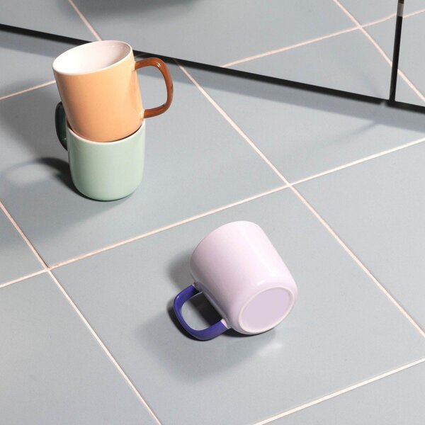 Tazza arancione in new bone china 370 ml Mae – ONA
