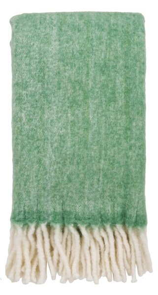Coperta verde in misto lana 130x170 cm Carmel – House Nordic