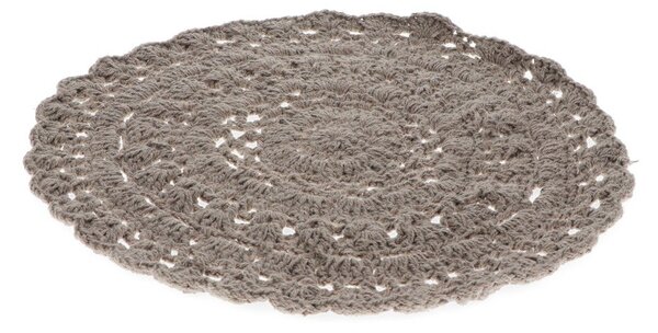 Tovaglietta in misto cotone ø 35 cm Crochet – Rex London