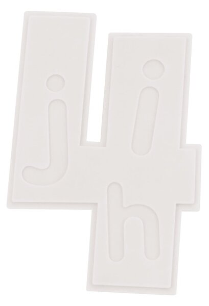 Set di tappetini antiscivolo per bambini 10 pz per la vasca 11x12,5 cm Chifres – MSV
