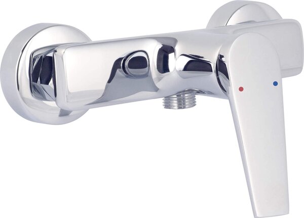 Wall-mounted shower mixer