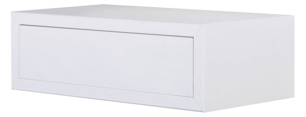 Mensola da Parete 1 Cassetto 45x13,4x23,7 cm in Fibra di Legno Lego Maxi Bianco