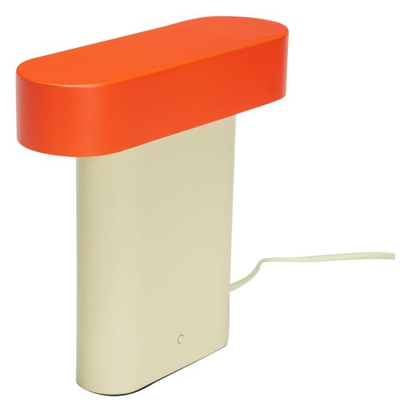 Lampada da tavolo arancio-beige (altezza 25 cm) Sleek - Hübsch