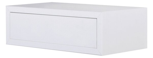 Mensola da Parete 1 Cassetto 45x13,4x23,7 cm in Fibra di Legno Lego Maxi Bianco