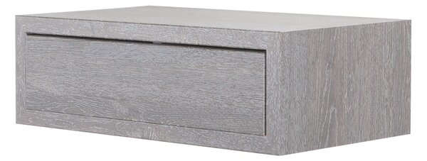 Mensola da Parete 1 Cassetto 45x13,4x23,7 cm in Fibra di Legno Lego Maxi Rovere Grigio New