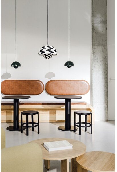 Tavolo da pranzo rotondo con piano effetto rovere ø 65 cm Sool – noo.ma