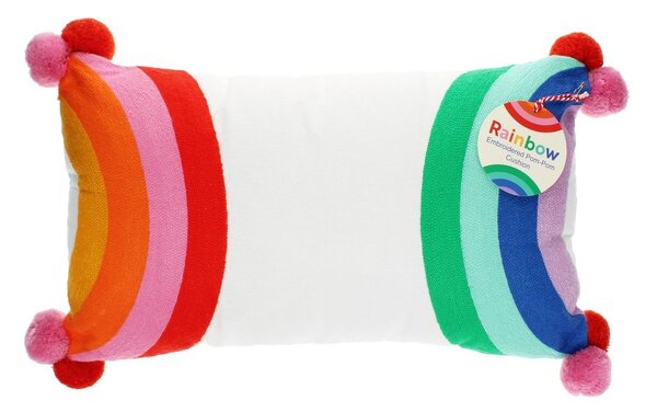 Cuscino per bambini in misto cotone 50x33 cm Rainbow – Rex London