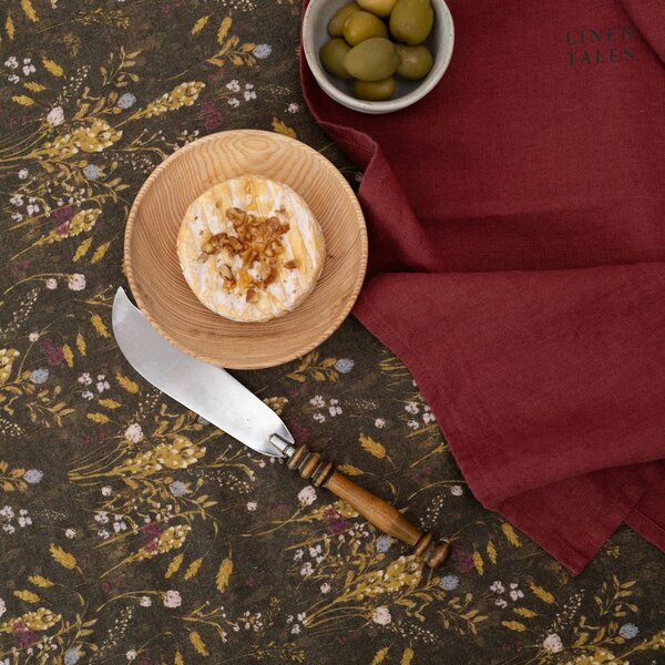 Set di tovaglioli in lino 2 pz 40x40 cm Marsala – Linen Tales