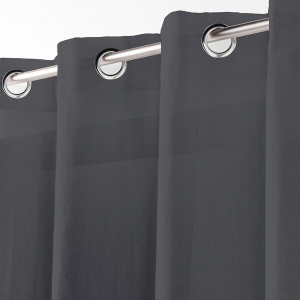 Tenda sottile color antracite 140x280 cm Telma – douceur d'intérieur