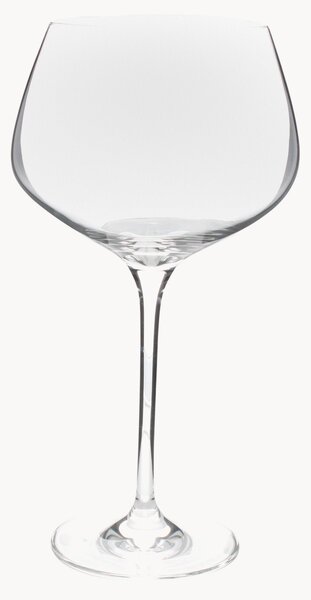 Set di 4 bicchieri da vino in cristallo Mystique