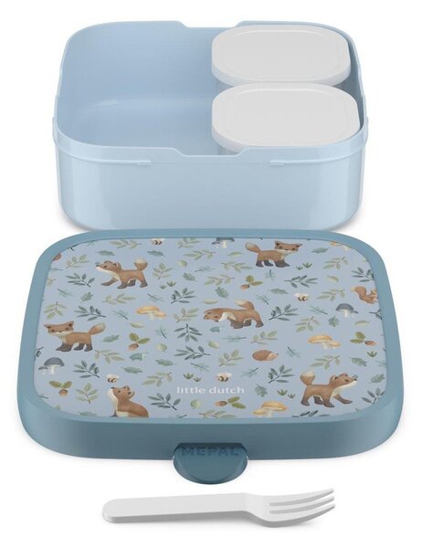 Portapranzo per bambini azzurro in plastica Forest Friends by Little Dutch – Mepal