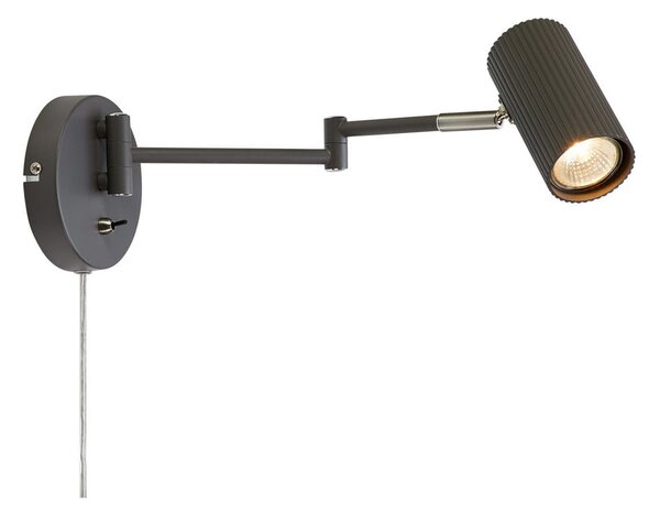Lampada da parete grigia Costilla - Markslöjd