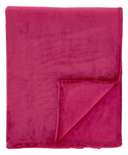Coperta rosa in micropile 130x170 cm Raschel Velvet – Catherine Lansfield
