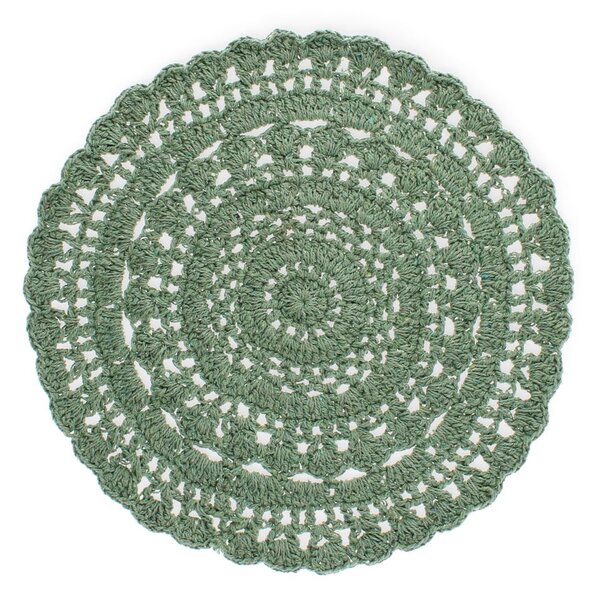 Tovaglietta in misto cotone ø 35 cm Crochet – Rex London