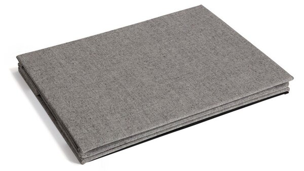 Scatola con coperchio grigia in tessuto 31x41x22 cm Soft Storage Medium – Bigso