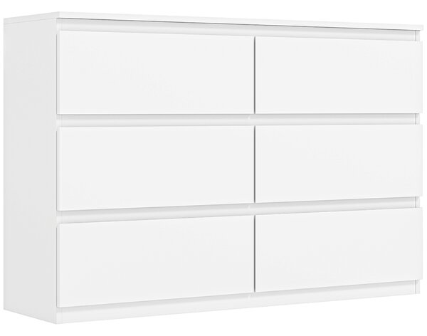 HOMCOM Cassettiera con 3 Cassetti, Mobile Moderno per la Camera da Letto, 112x34x75 cm, Bianco | Aosom Italy