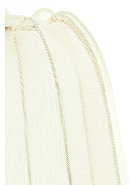 Lampada da tavolo color crema con paralume in tessuto (altezza totale 60 cm) Plumeria – Light & Living