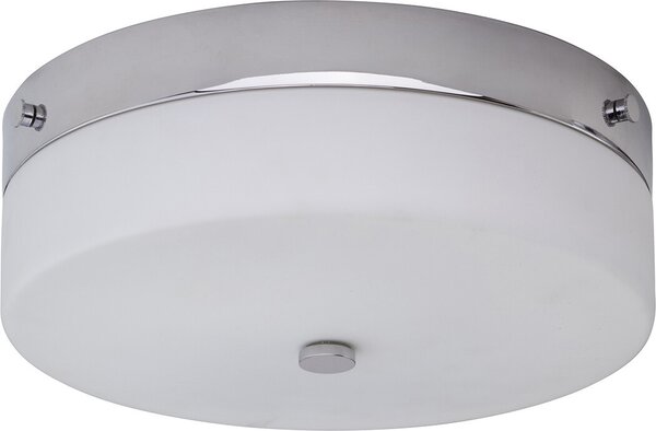 Plafoniera rotonda Tamar, oro lucido e bianco, 1xGX53x10W, metallo, dimensioni: 8,5x23,5x23,5 cm, IP44, Elstead