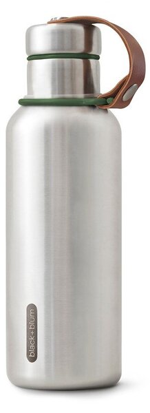 Bottiglia termica argentata in acciaio inox 500 ml – Black + Blum