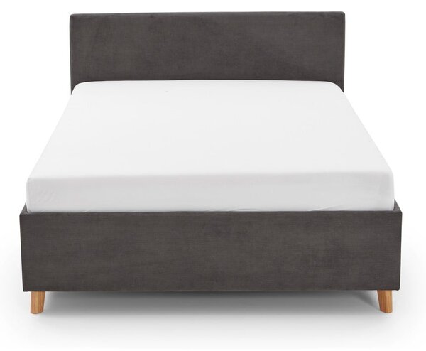 Letto da bambini color antracite imbottito rete non inclusa 90x200 cm Cool – Meise Möbel