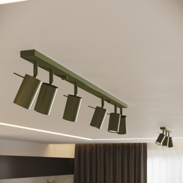 Faretto verde 6x45 cm Etna – Sollux