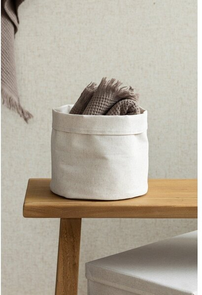 Cesto in tessuto ø 20x20 cm Soft Storage Round – Bigso