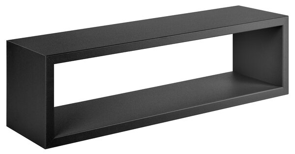 Mensola da Parete 60x18x15,5 cm in Fibra di Legno Regolo Nero