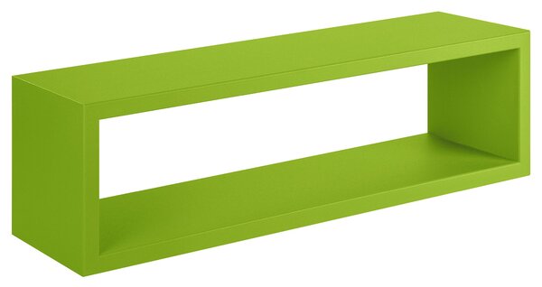 Mensola da Parete 60x18x15,5 cm in Fibra di Legno Regolo Verde