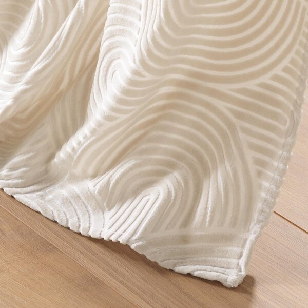 Tenda beige in velluto 135x260 cm Eva – douceur d'intérieur