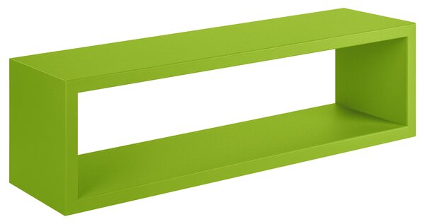 Mensola da Parete 60x18x15,5 cm in Fibra di Legno Regolo Verde