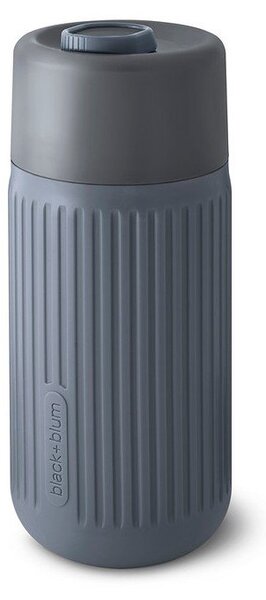 Tazza da viaggio grigio scuro in vetro 340 ml – Black + Blum