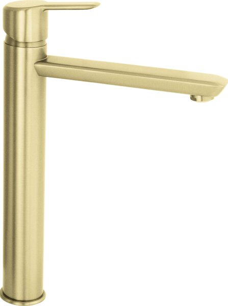 Rubinetto da lavabo in ottone dorato alto Deante - Eco Design