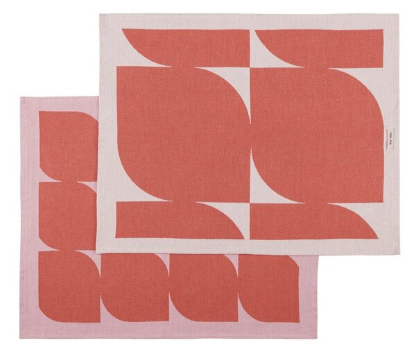 Set di strofinacci in cotone 2 pz 50x63 cm Abi – noo.ma