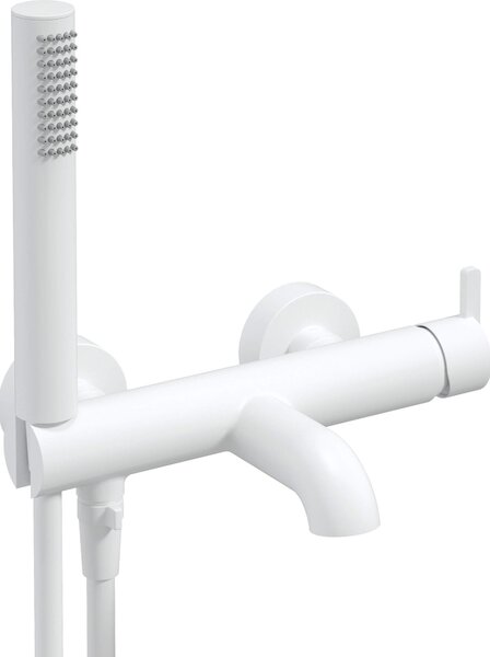 Bath mixer with shower set