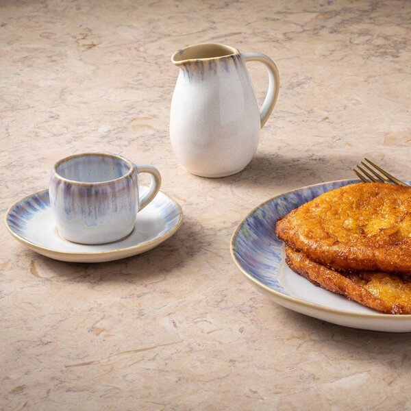 Tazzina per espresso bianca in gres 70 ml Brisa – Costa Nova
