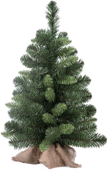 Mini Albero di Natale Artificiale 90 cm 118 Rami Verde