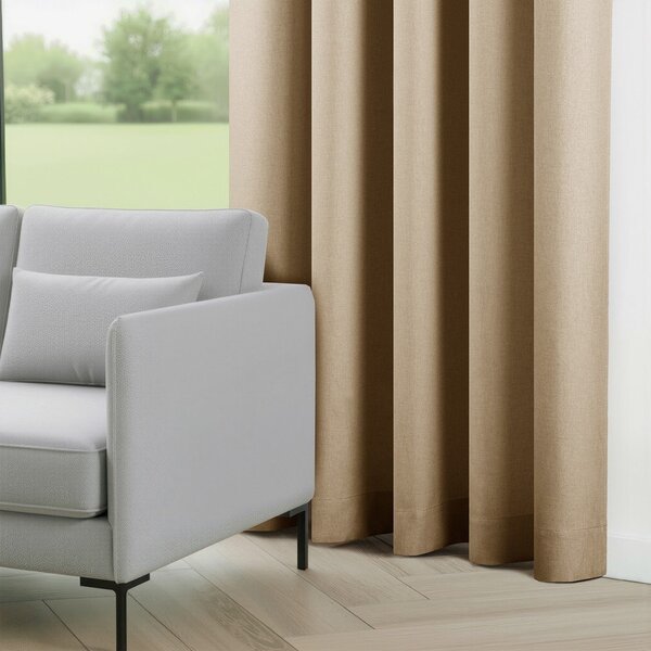Tenda parzialmente oscurante beige 200x250 cm Calisto – Filumi