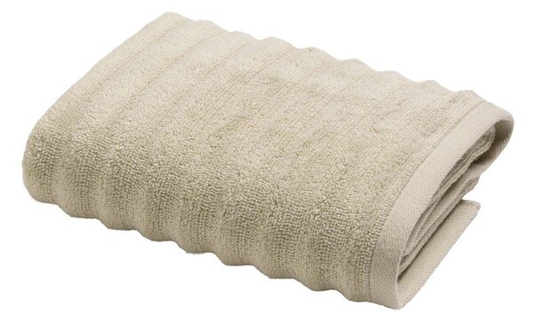 Asciugamano tipo terry beige in cotone 50x90 cm Maya – douceur d'intérieur