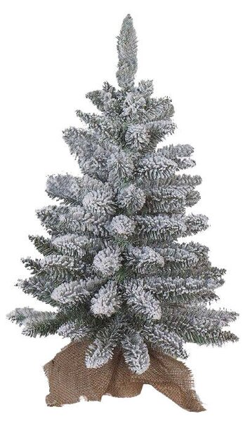 Mini Albero di Natale Artificiale Innevato 90 cm 105 Rami Verde