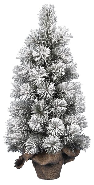 Mini Albero di Natale Artificiale Innevato 90 cm 83 Rami Verde