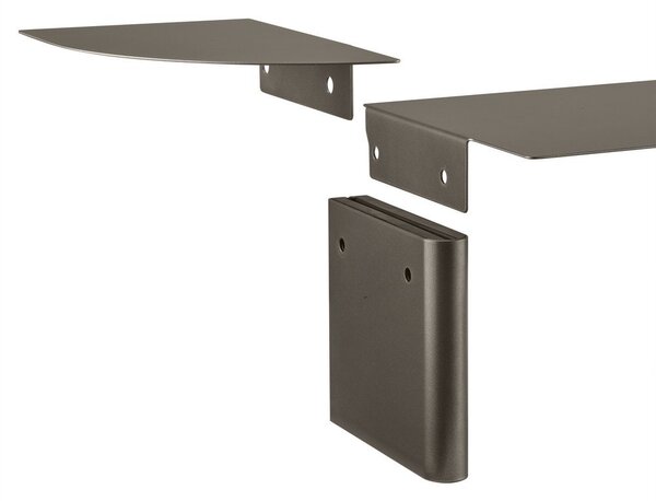 Mensola grigia in acciaio 80 cm Oru – Blomus