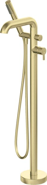 Freestanding bathtub mixer with shower set