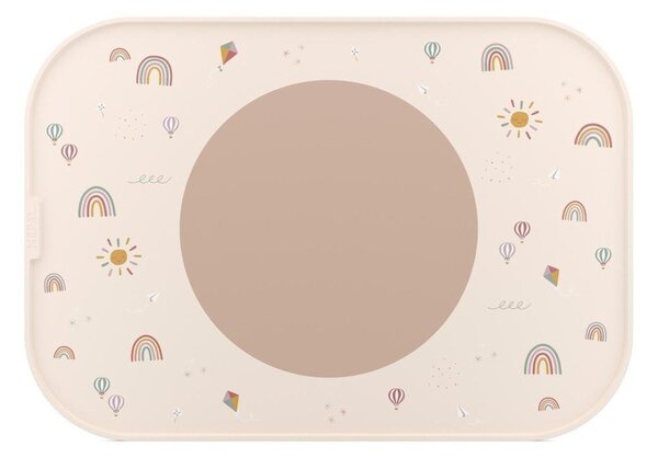 Tovaglietta per bambini in plastica/in silicone 28x40 cm Sunshine & Rainbow – Mepal